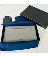 S.T. Dupont D-Line Flat Organizer Slim Grey/Blue Billfold Wallet New - $309.03 CAD