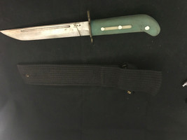 A.E.M. Handmade Fixed Blade 11&quot; Long Knife With Sheath - $29.95