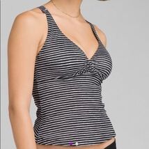 prAna Kayana Size Extra Small (XS) 32 D-Cup Underwire Tankini Top Black ... - $28.02 CAD