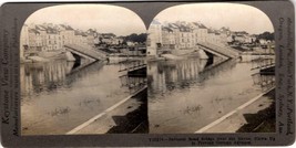 Keystone Stereoview: Bridge Over Marne Blown Up to Prevent German Advance - WWI - £9.34 GBP
