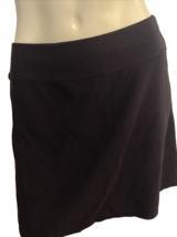 Lands&#39; End Navy Knit A Line Skirt Size M 10-12 - $18.99