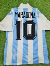 Argentina 1994 Home Short Sleeve Shirt Name Set MARADONA#10 - €29,87 EUR