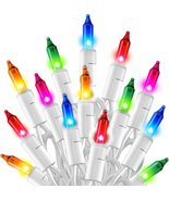 Christmas String Lights, 20FT 100 Count Incandescent White Wire Christma... - $300.94 MXN