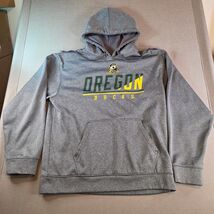 Champion Oregon Ducks Hoodie Gray Pullover Sweatshirt Men’s Size L - €21,60 EUR