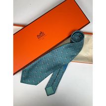 Men’s Hermes Anchor &amp; Sailor Tie REF: 5444 FA | No Box - $198.77 CAD