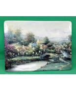 Lamplight County 1997 T. Kinkade 8.25&quot; X 6.25&quot; Bradford Exchange Ceramic... - $9.90