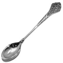 Handgefertigter kleiner Kaffeelöffel aus Sterlingsilber, filigran, im... - $71.03