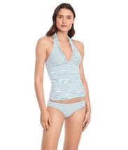 LAUREN RALPH LAUREN Womens Swimwear Blue Stripe Tankini Top,Blue/White S... - $93.06