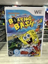 SpongeBob&#39;s Boating Bash (Nintendo Wii, 2010) CIB Complete Tested! - £7.45 GBP