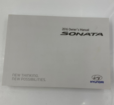 2016 Hyundai Sonata Owners Manual Handbook OEM D02B15030 - £21.45 GBP