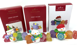 Lot of 3 Hallmark Sweet Decade Ornaments, 2020, 2021, and 2024 - $26.74 CAD