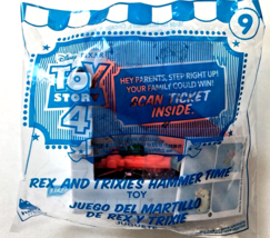 Disney Pixar Toy Story4  Rex and Trixie&#39;s Hammer Time No. 9 Happy Meal T... - $6.60