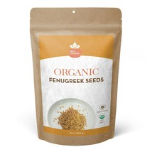 Organic Fenugreek Seeds - Fresh Methi Seeds Whole - 16 OZ - £7.19 GBP