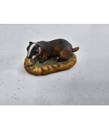 Maruri Masterpiece Enesco Badger Figurine Bone China 1978 - $6.64