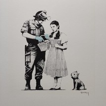 BANKSY Signed - Stop And Search - Certificate (Banksy Art, Banksy Wall Art, Bank - £111.11 GBP