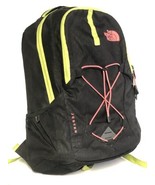 The North Face Jester Backpack Black Lime Green Hot Pink Laptop School B... - $18.00