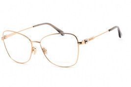 JIMMY CHOO JC304 0000 00 Rose Gold 56mm Eyeglasses New Authentic - £54.19 GBP