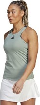 adidas Womens Plus Size Tennis Y-Tank Top Size:2X Color:Silver Green/Black - £42.60 GBP