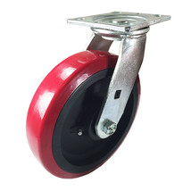 8&quot; X 2&quot; Heavy Duty &quot;Polyurethane Wheel&quot; Caster - Swivel - £49.92 GBP