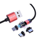 Color: Red, Style: Type C-2m, Size: - Compatible with Apple , Magnetic t... - $17.04