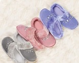Memory Foam Lined Jeweled Slippers ( Size Small / 5-6) Pink Color Only ~... - $15.79