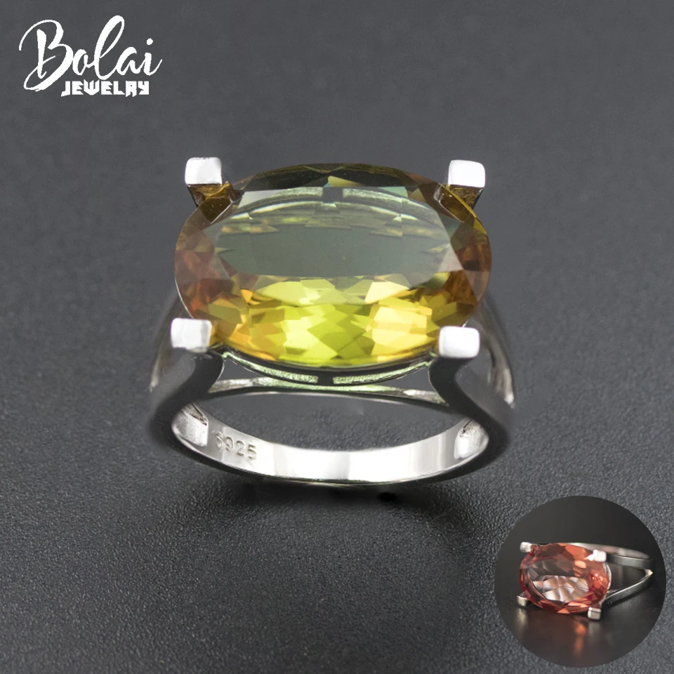 Bolai Oval 18*13mm Sultanit Ring 925 Sterling Silver Color Change Nano Diaspore  - £72.75 GBP