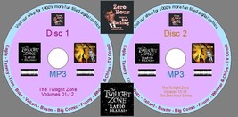 Rod Serling Radio Dramas (MP3) - The Twilight Zone &amp; Zero Hour on 2 DVDs. UK CC - £6.23 GBP