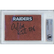 AJ Cole Las Vegas Raiders Signed Football Cut Beckett Autograph BGS BAS ... - $96.04