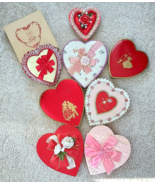 Vintage Valentine Heart Chocolate Candy Boxes Sanders Schraffts Fanny Fa... - $329.00