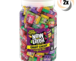 2x Jars Now &amp; Later Giant Chewy Assorted Flavor Mix Candy | 120 Pieces |... - £38.52 GBP