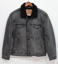 NEW Men&#39;s Levi&#39;s Premium Denim Trucker Jacket Type III Sherpa, Medium, MSRP $128 - £59.04 GBP