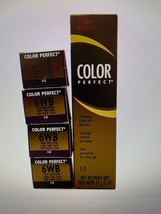 Wella Color Perfect Permanent Creme Gel HairColor 6WB-4 Pack - £21.68 GBP