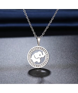 Stainless Steel Beautiful Elephant Necklace for Women - $17.99