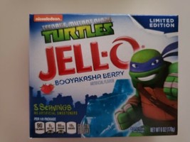 TMNT JELL-O Gelatin Dessert 3 OZ Sealed Package limited edition 2 flavors - £11.39 GBP