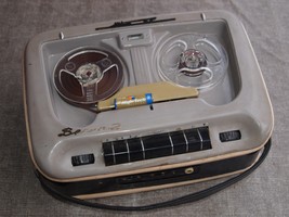 Rare Antique  Soviet USSR  Russian  Portable Reel To Reel Recorder Vesna... - £148.85 GBP