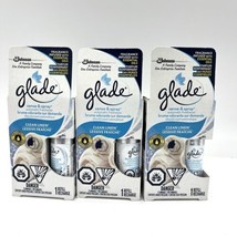 3X Glade Sense &amp; Spray Automatic Freshener Concentrated Refill CLEAN LINEN - $74.99