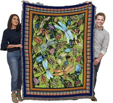 Bugs Life Blanket Blanket by Elena Vladykina - Gift Throw Woven from, 72x54 - £62.34 GBP