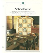 Schoolhouse Quilt Design Leaflet with Templates - £1.56 GBP