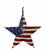 12&quot; July 4th Americana Patriotic Wall Decor American Flag Barn Metal 3D ... - £10.99 GBP