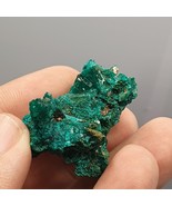 Bellissimo esemplare di cristallo dioptasi verde, cristalli drusi verdi ... - $2,087.81 MXN
