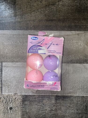 Primary image for Wilson Hope Breast Cancer Awareness Golf Balls (6); Pink and Purple NIB