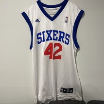 Vintage Adidas Philadelphia 76ers Elton Brand 42 Men’s Medium M White Jersey  - $28.99