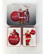 Rare COCA COLA ~ Santa Claus 2008 Collectible Playing Cards w/ tin conta... - €9,45 EUR