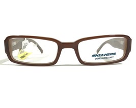 Skechers Brille Rahmen SK3021 BRN Brown Rechteckig Kompletter Rand 49-17... - $14.84