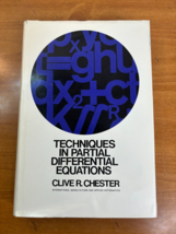 1971 Techniques in Partial Differential Equations by Chester - Hardcover 1st Ed - £44.39 GBP