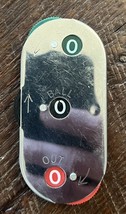 VTG BASEBALL UMPIRE COUNT INDICATOR METAL BALLS STRIKES CLICKER COUNTER ... - $14.71 CAD