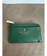 Kate Spade Green Top Zip Card Holder - $66.90 CAD