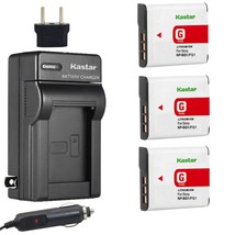 Kastar NP-BG1 Battery (3-Pack) and Charger Kit for Sony NP-FG1, BC-CSG and Sony  - £29.89 GBP