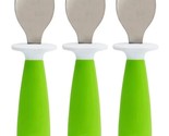 Munchkin Raise Toddler Spoon Set, 12+ Months, BPA Free, Green, Qty 3 - $10.79