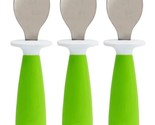 Munchkin Raise Toddler Spoon Set, 12+ Months, BPA Free, Green, Qty 3 - £8.46 GBP